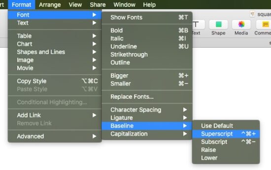How to Type Squared Symbol on a Mac? (², √)Pages, Word, Mail…