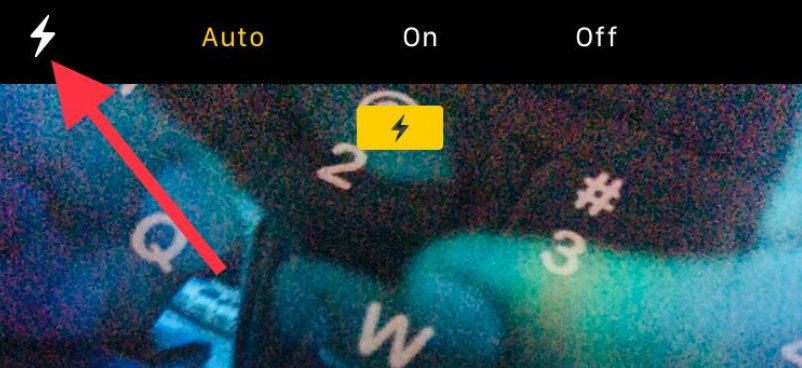 turn off burst mode on iPhone X iPhone 8 Plus using Flash light