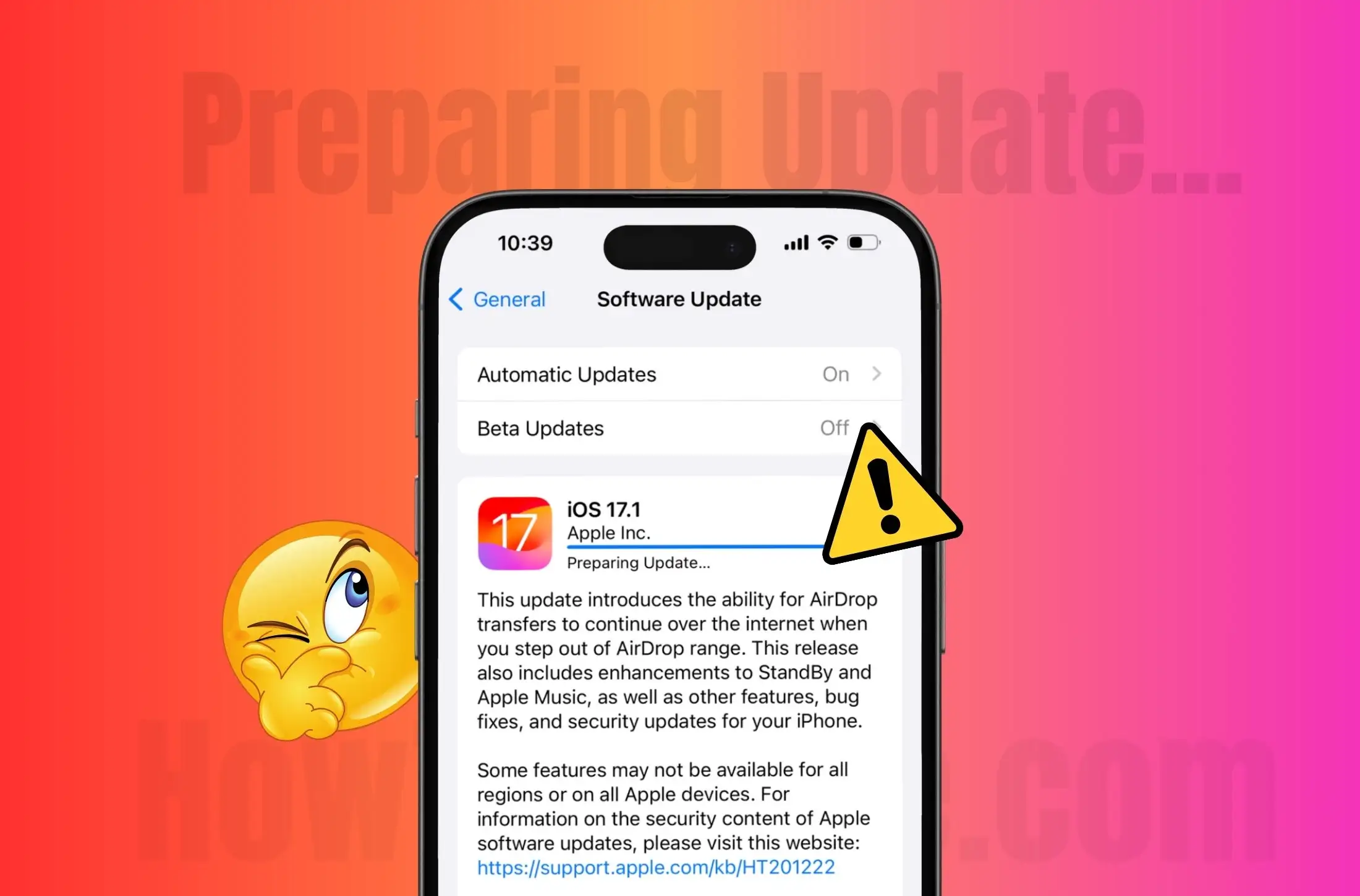 how to fix iphone stuck on preparing update ios 17