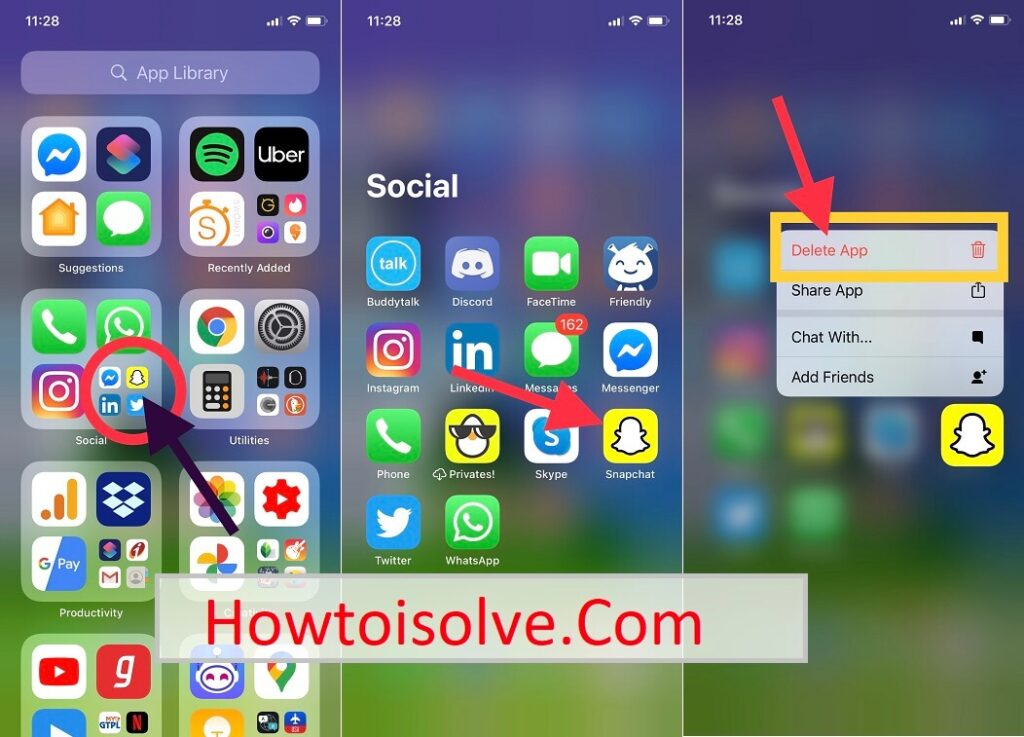 iOS 14 How to delete app on iPhone app library