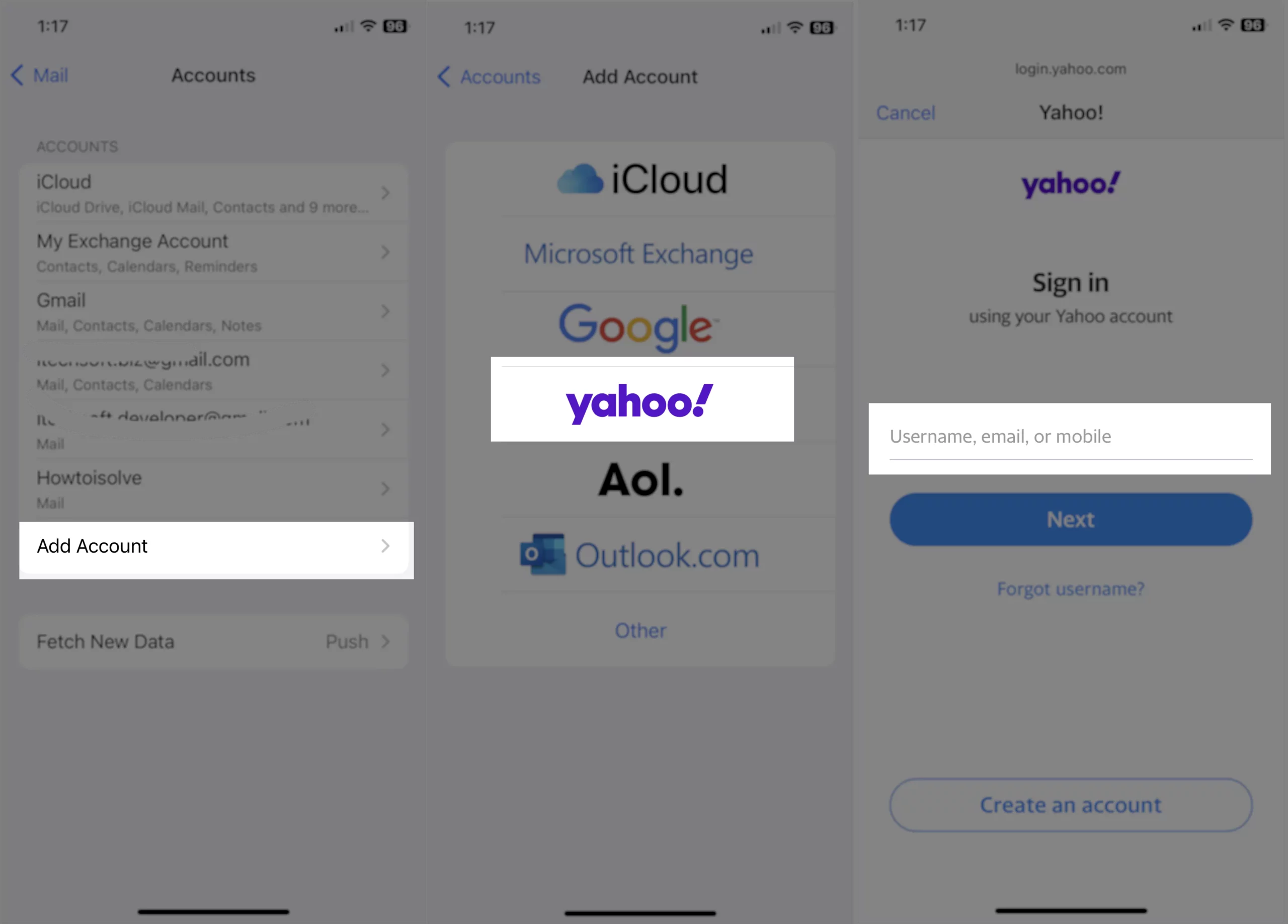 tap-add-accounts-chose-yahho-anc-enter-username-and-password-on-iphone