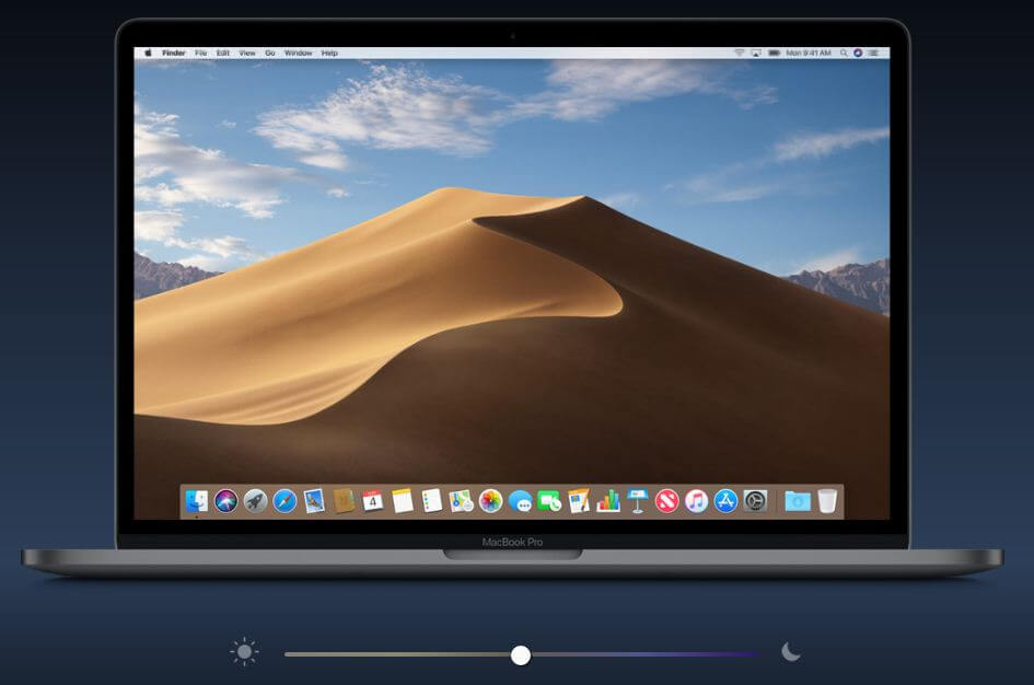 1 Измените или настройте режим динамического рабочего стола в MacOS Mojave (3)