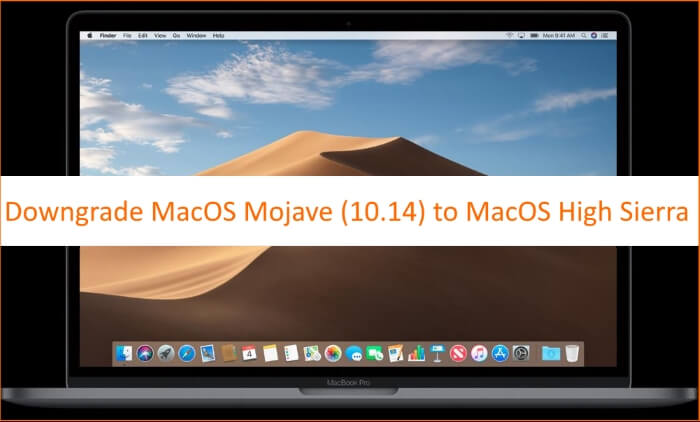 1 Downgrade From MacOS Mojave Beta to MacOS High Sierra