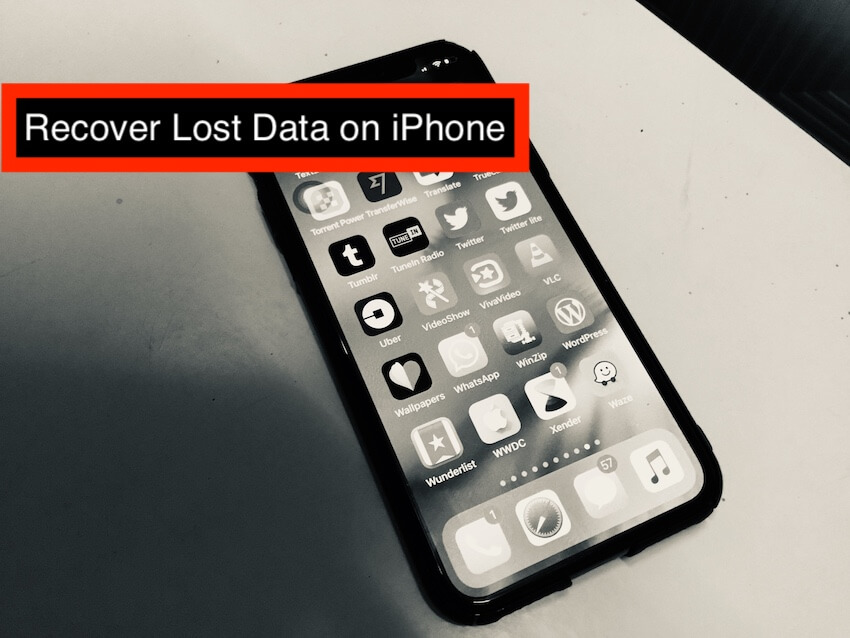 1 Recover Lost Data on iPhone after Update to iOS 12