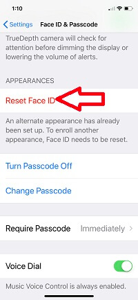 1 Reset Face ID On iPhone in iOS 12