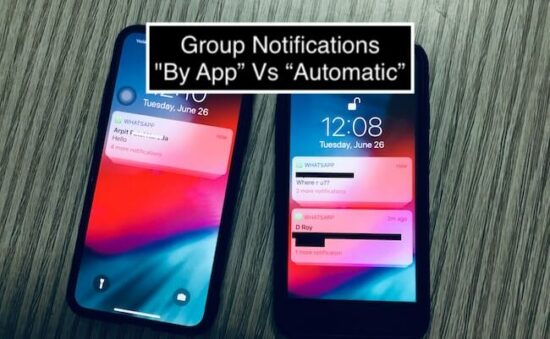 1 What is Group notifications by app or Automatic