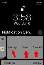 3 Manage view or Clear all Grouped notifications on iOS 11