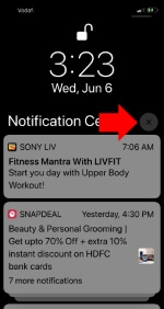 4 Clear all or Remove all Grouped notifications in iOS 12 on iPhone and iPad