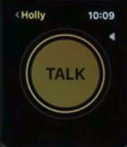 6 Record Voice on Walkie talkie app on Apple Watch