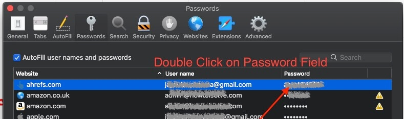 6 View saved password on mac