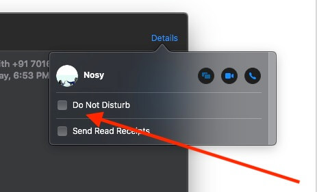 7 Turn off Do Not Disturb on Mac for Message