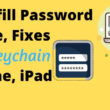 Autofill Password For iPhone, iPad Mac use Keychain on Safari