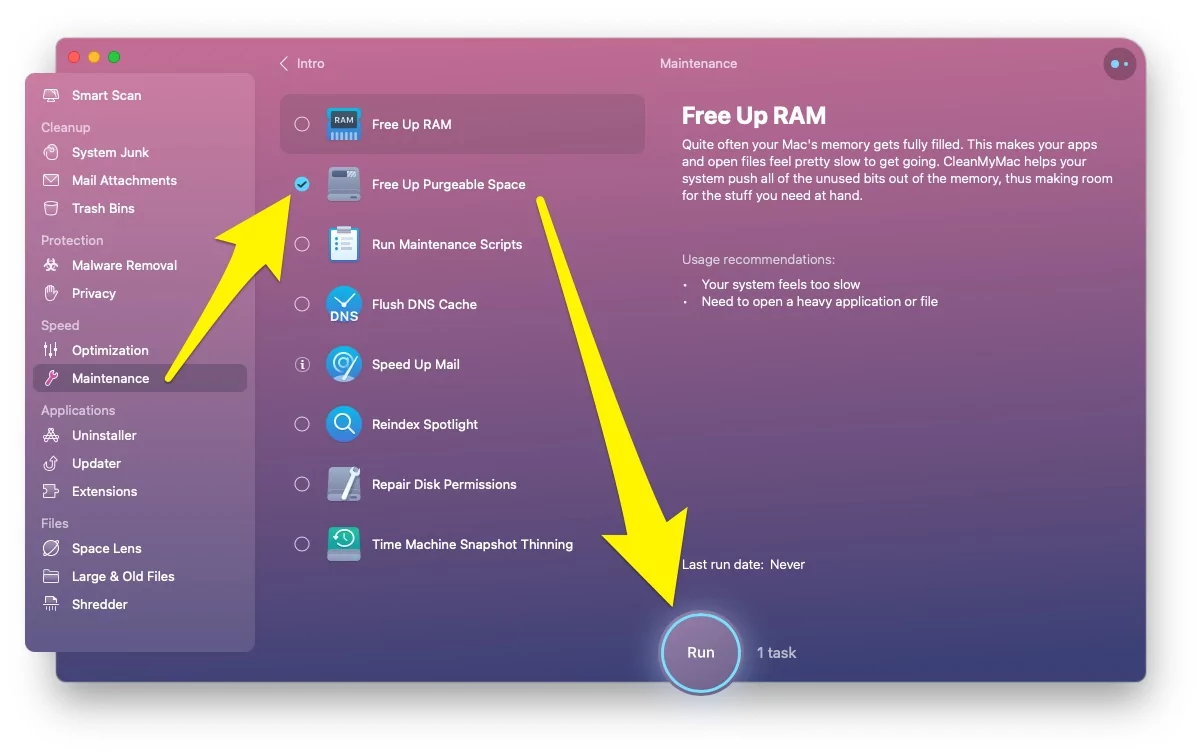 free-up-purgeable-space-on-mac-using-clean-my-mac-software
