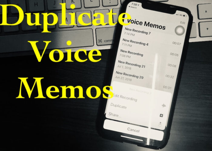 How to Duplicate Voice Memos in iOS 13.3.1/12/iOS 12.4 on ...
