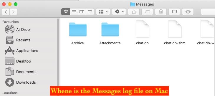 6 Check Where is Messages log file on Mac