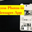 access photos in Messages app in iOS 12 on iPhone