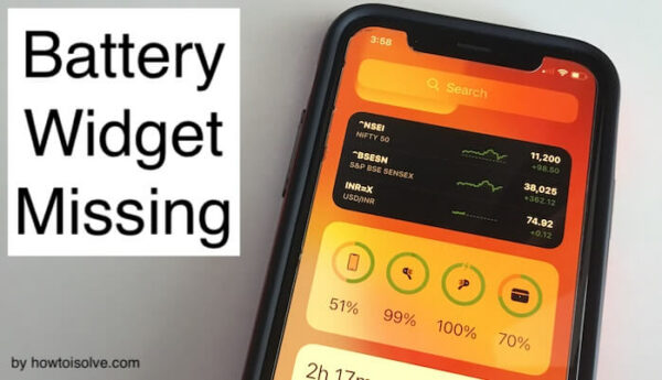 iOS 18 Battery Widget Missing on iPhone, iPad? 5 Fixes