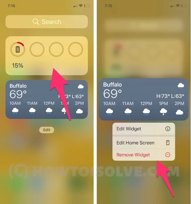 touch-and-hold-on-widget-to-edit-weather-widget-on-iphone-today-view-screen