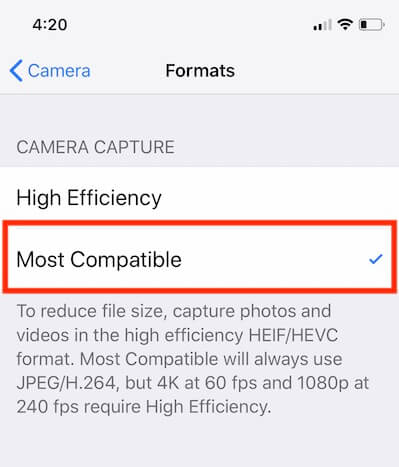 2 HEIF or HEVC to JPG on iPhone