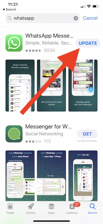 2 How to Update WhatsApp on iPhone