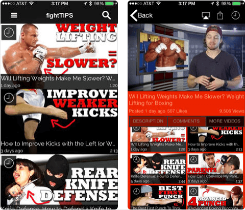 4 fightTIPS Self Defense iPhone apps