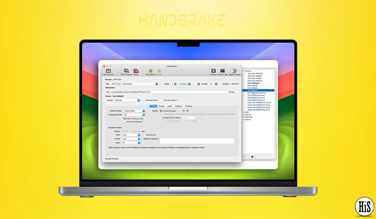 HandBrake DVD Ripper for Mac