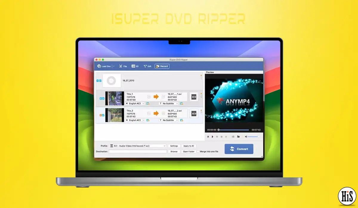 iSuper DVD Ripper for Mac