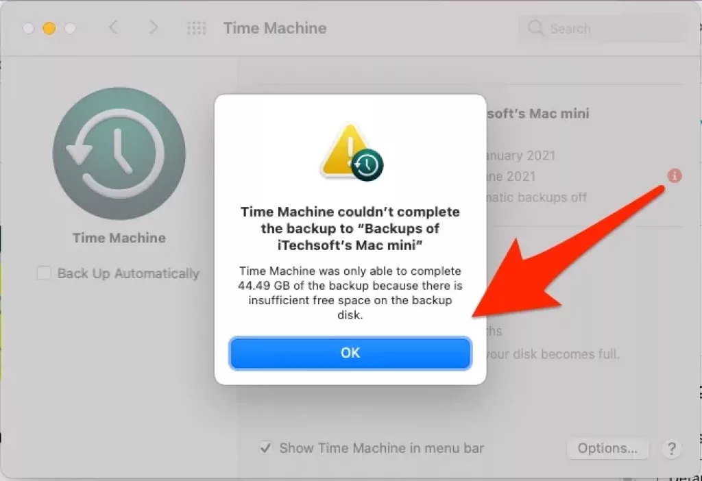 red-exclimation-mark-while-taking-up-time-machine-backup-on-mac