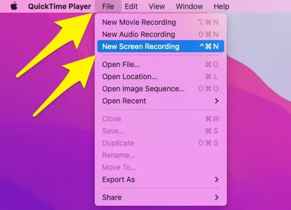 start-a-new-screen-recording-on-mac-using-quick-time