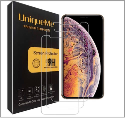 2 TOZO Glass Screen Protector for iPhone XS Max