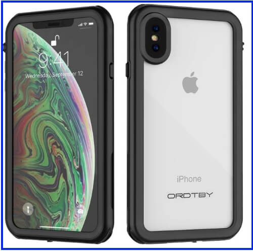 Ordtby iPhone XS max Waterproof case