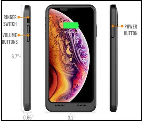 Чехол-аккумулятор Alpatronix для iPhone XS Max