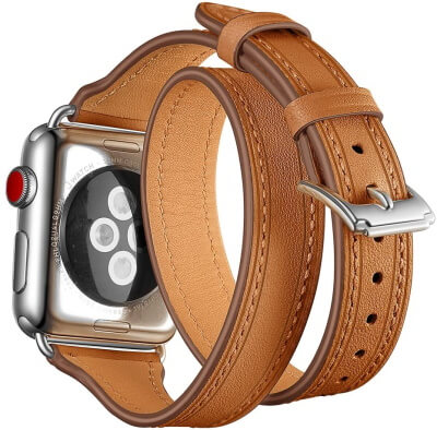 MaxJoy Leather Loop Band for Apple Watch