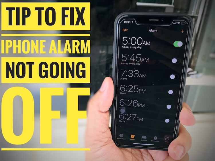 fix my iPhone alarm not going off 1
