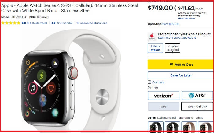 iwatch 4 deals black friday