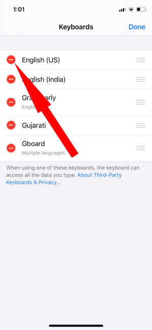 Delete Apple Keyboard