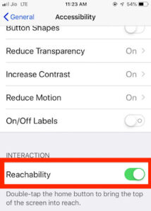 Enable Reachability on iPhone 6,6 Plus [iOS 12 or Earlier]