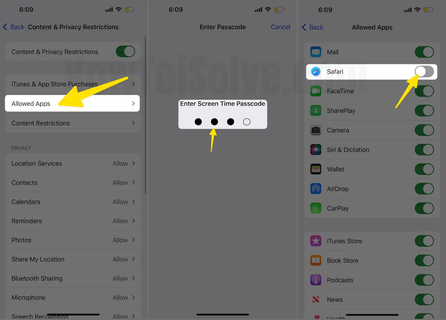 How to hide safari on iPhone and iPad with screen time