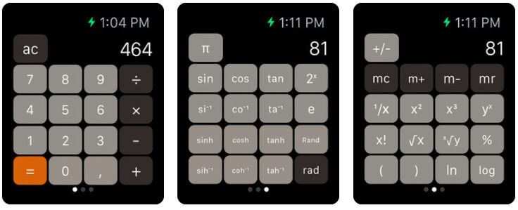 The Calculator Apple Watch App