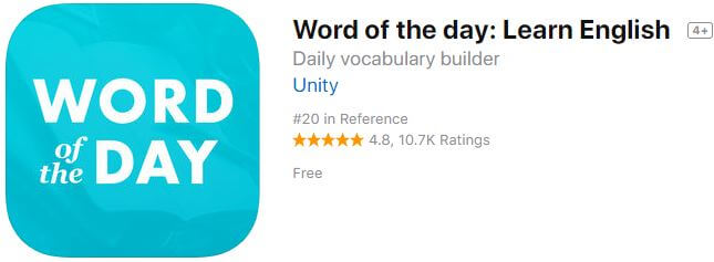 word-of-the-day-learn-english offline app for iPhone