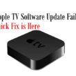 Apple TV Software Update Failed