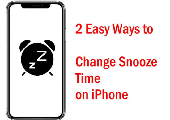 Change Snooze Time on iPhone