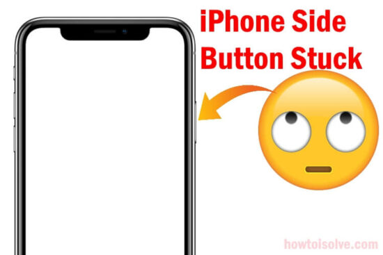 iPhone XS Max Side button stuck