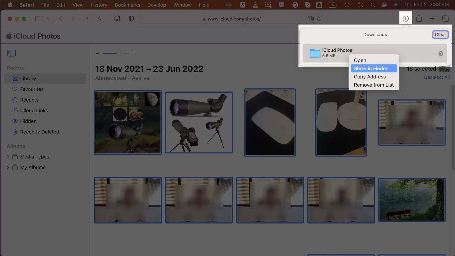 open-downloaded-photos