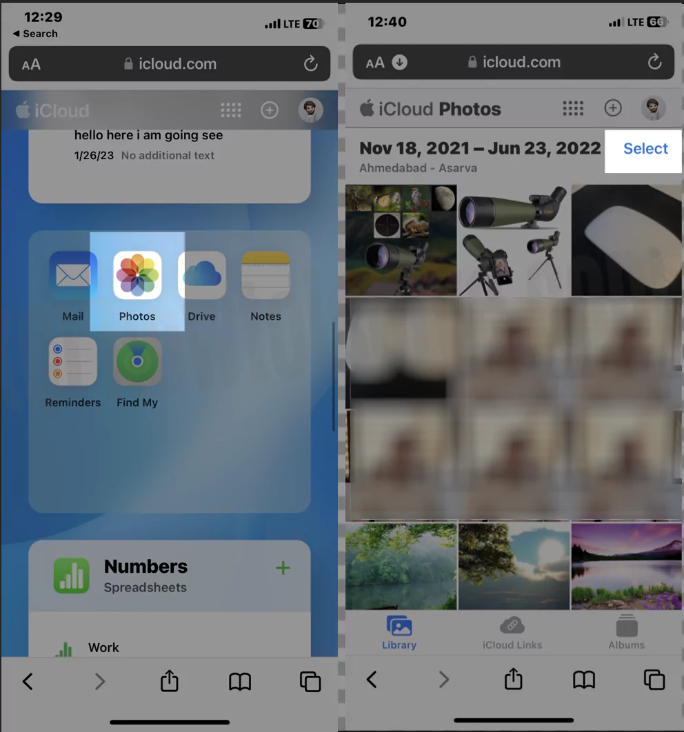 open-photos-from-icloud-on-iphone