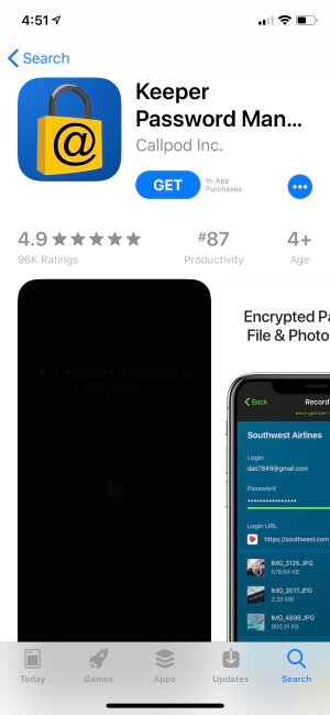 Keeper Password Manager apps