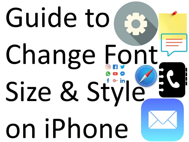 Change Font Style and Size on iPhone