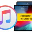 iPad Pro Won't Detect in iTunes on Mac or PC