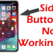 Side button not working on iPhone