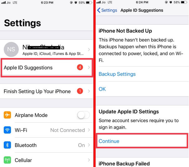 Validate your iPhone Apple ID